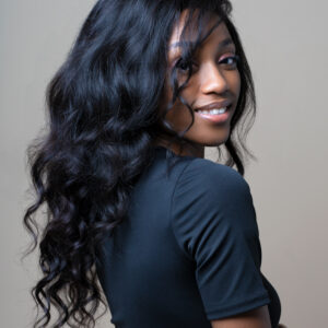 Sapphire loose wave wig