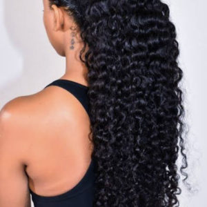 Ruby water wave Ponytail
